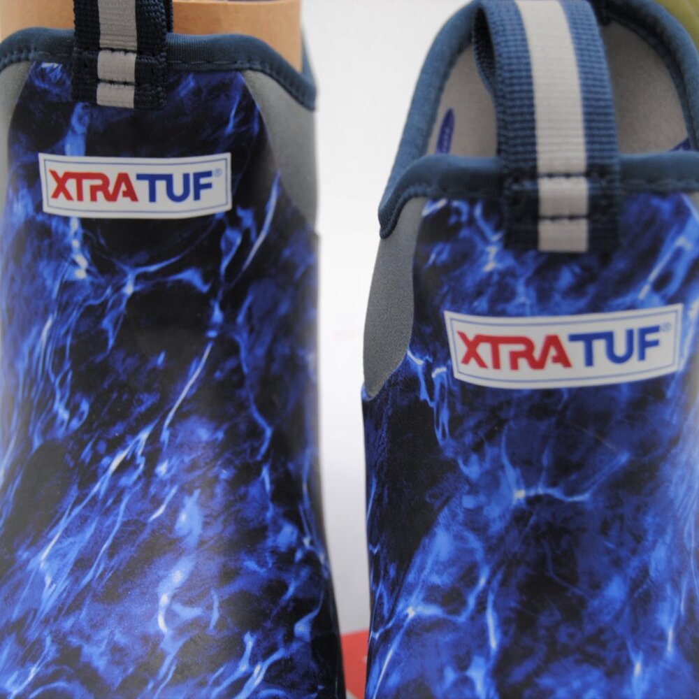 Xtratuf Deck boot Marine camo Waterproof Mens size 8 - Picture 3 of 5